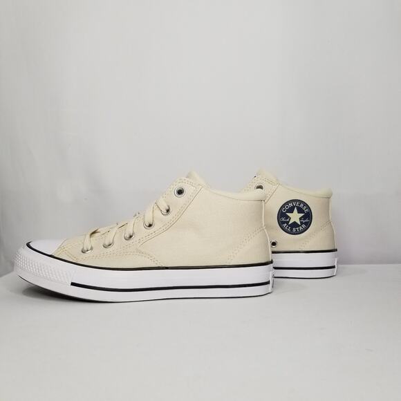 Converse Unisex CTAS Malden Street Mid Sneakers Women Size 8 Ivory A09458F NWT - Picture 2 of 7